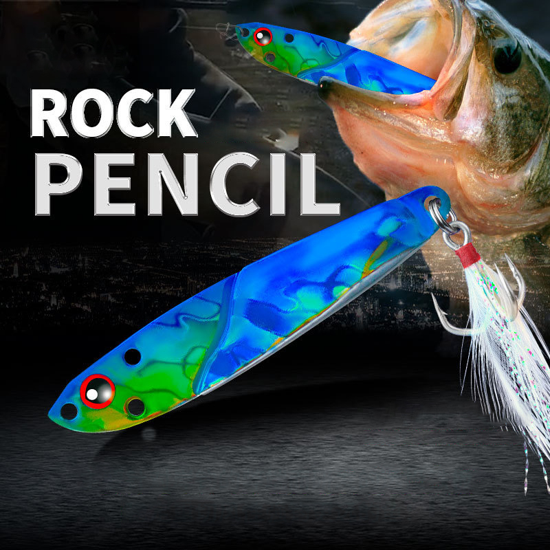 Fishing Lure Spoon - 1個入りメタルジグ3Dフィッシュベイトタックルトラウトショアドラッグキャストジグ7g 10g 15g 20gスロージギングルアー海釣りルアー