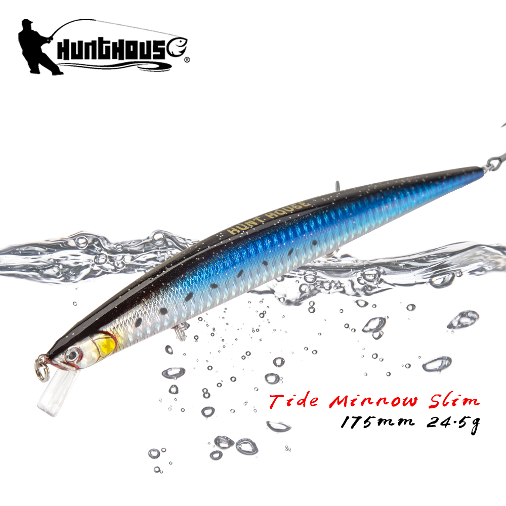 Fishing Lure Topwater - ハントハウス タイド スリムミノー 175mm 24.5g フローティング