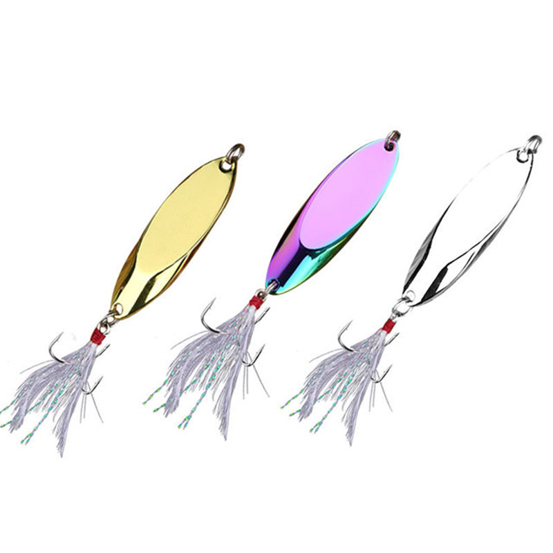 1pc 2.5 グラム-35 グラム金属スプーンルアーシャー - Fishing Lure Spinnerbait のレビューと価格