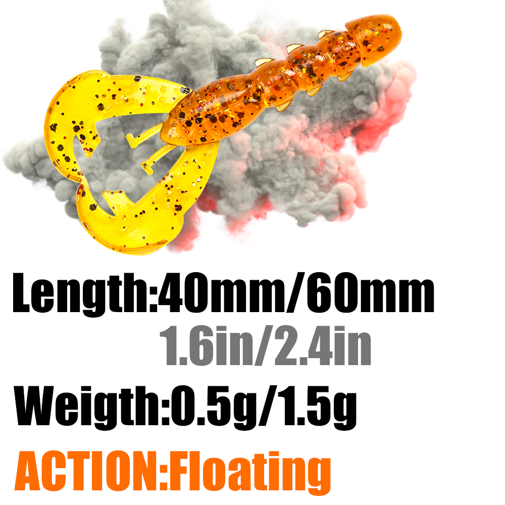 PEAK フローティング クロウズ ルアー 40mm 60m - Fishing Lure Soft Plastic のレビューと価格