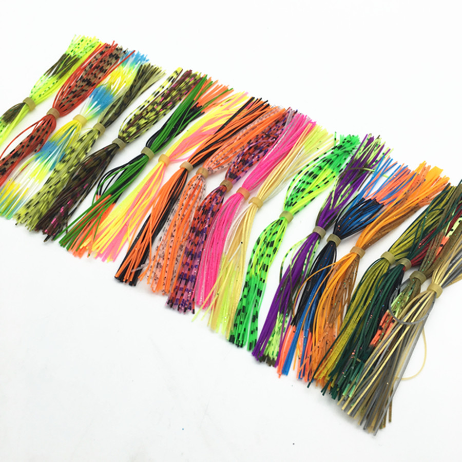 25バンドル * 釣りフライイングアクセサリーイカゴム糸シリ - Fishing Lure Buzzbait のレビューと価格