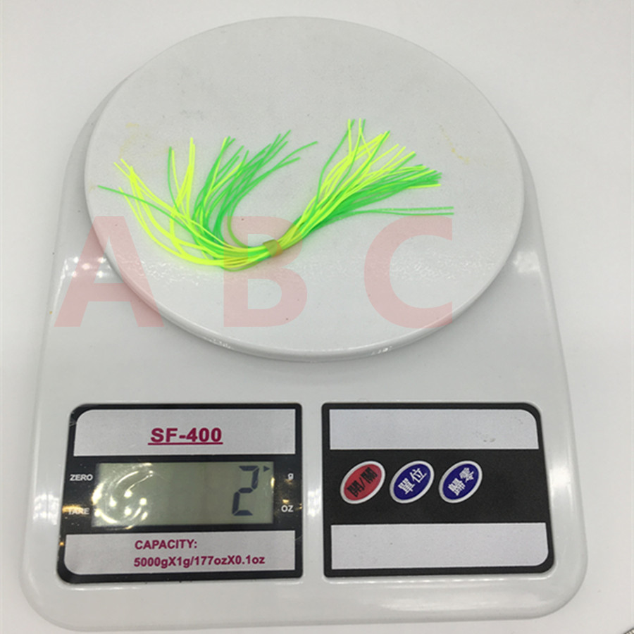 25バンドル * 釣りフライイングアクセサリーイカゴム糸シリ - Fishing Lure Buzzbait のレビューと価格