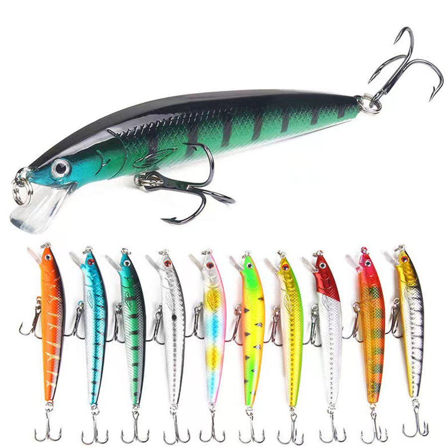 10 個ジャークベイトミノースイムベイト表面クランクベイト釣 - Fishing Lure Swimbait のレビューと価格