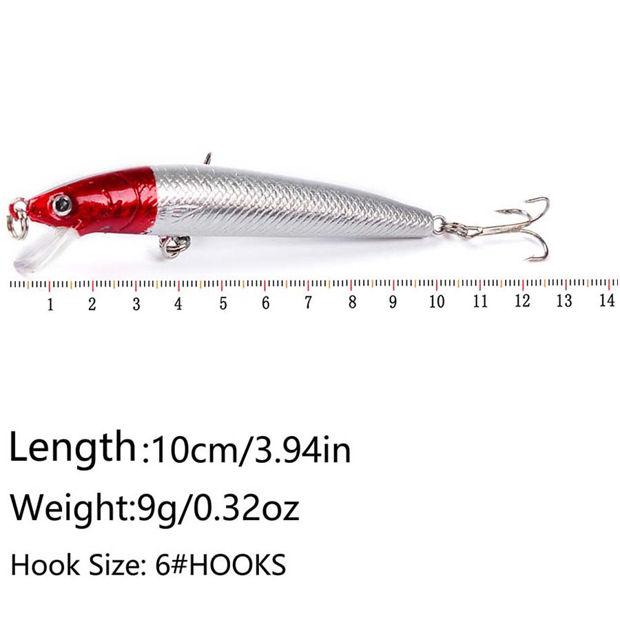 10 個ジャークベイトミノースイムベイト表面クランクベイト釣 - Fishing Lure Swimbait のレビューと価格