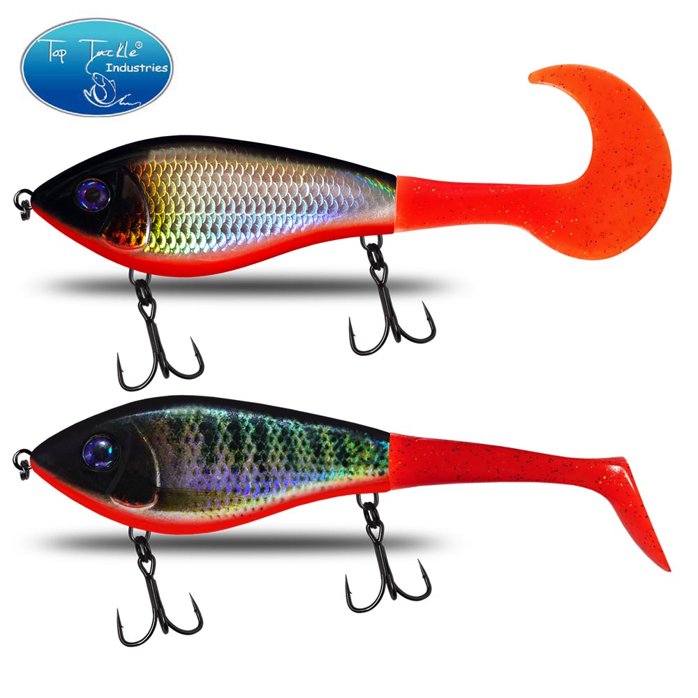 スローシンキングジャークベイトソフトテール 100 ミリメー - Fishing Lure Jerkbait のレビューと価格