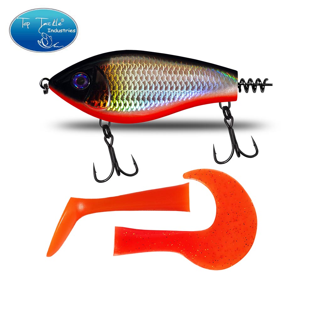 スローシンキングジャークベイトソフトテール 100 ミリメー - Fishing Lure Jerkbait のレビューと価格