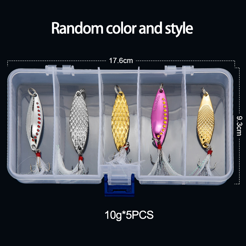 金属スプーンスピナー釣りルアー 5 グラム 7 グラム 10 - Fishing Lure Spinnerbait のレビューと価格
