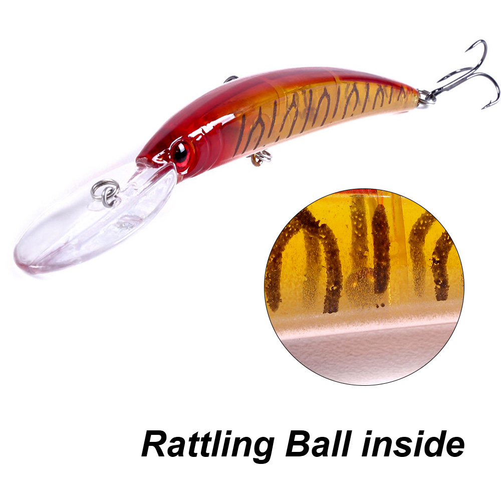 1 個 15 センチメートル 15 グラムディープダイビング - Fishing Lure Jerkbait のレビューと価格