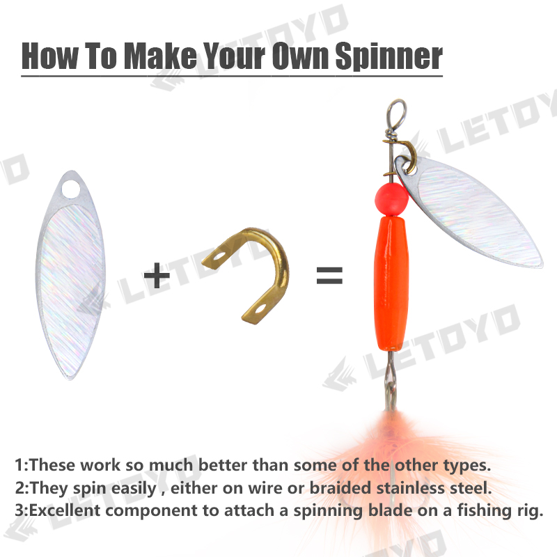 スプーン、釣りルアー、スピナーメタルスピナー、ステンレス鋼パ - Fishing Lure Spinnerbait のレビューと価格