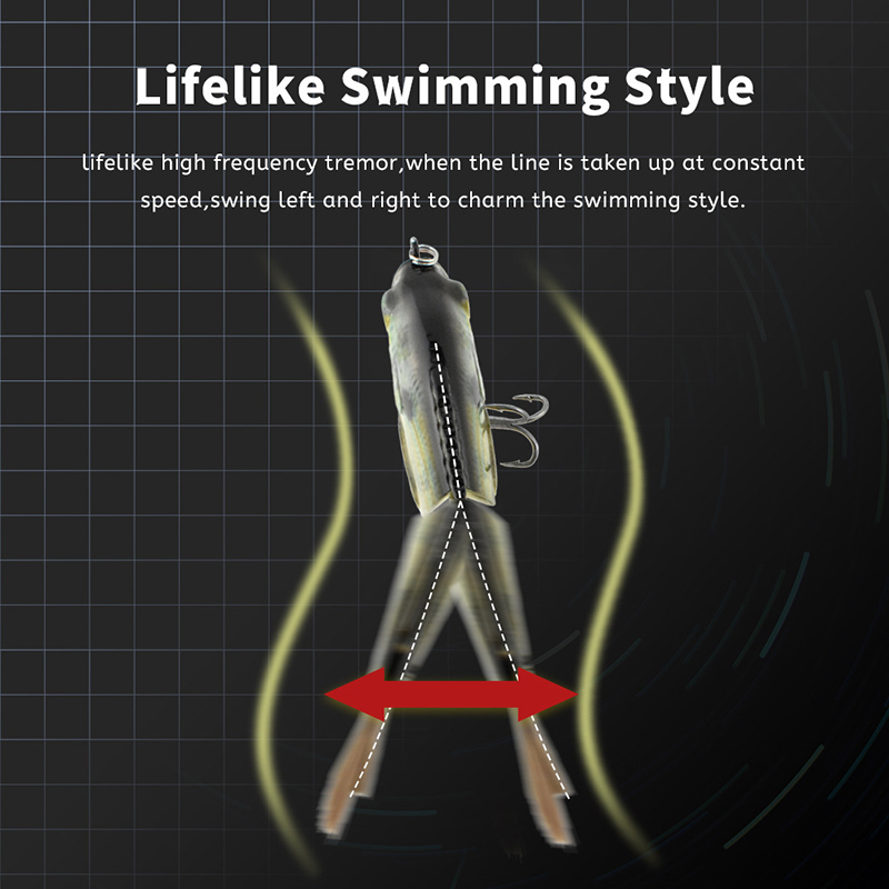 13cm/33g バイオニック2セクションヘアリーテールプラ - Fishing Lure Swimbait のレビューと価格