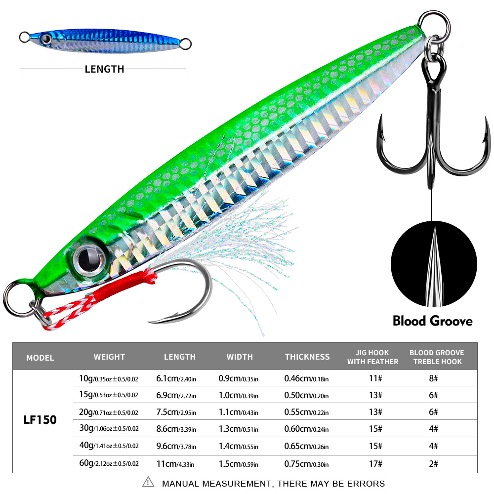 プロベロス 1pc メタルキャストジグスプーン 10/15/ - Fishing Lure Spoon のレビューと価格