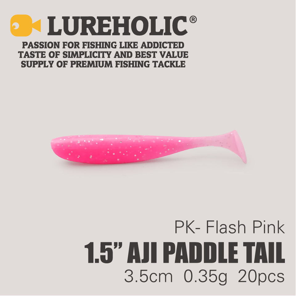ルレホリック-アジパドルテールソフトベイト、ロックフィッシン - Fishing Lure Soft Plastic のレビューと価格