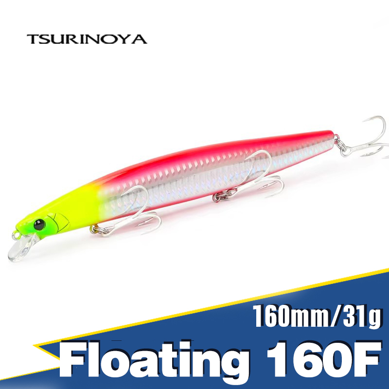 をtsurinoya 160Fフローティングミノー釣りルアー - Fishing Lure Topwater のレビューと価格
