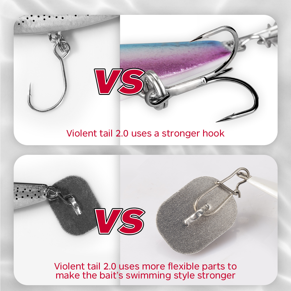 ハントハウス バイオレントテール 2.0 ジギングルアー ス - Fishing Lure Soft Plastic のレビューと価格