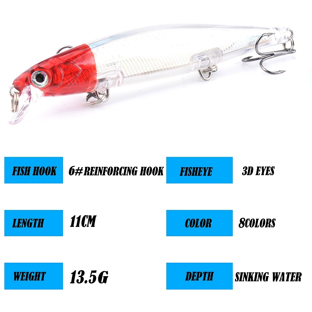 1pc レーザーシンキングミノー釣りルアー 11 センチメー - Fishing Lure Jerkbait のレビューと価格