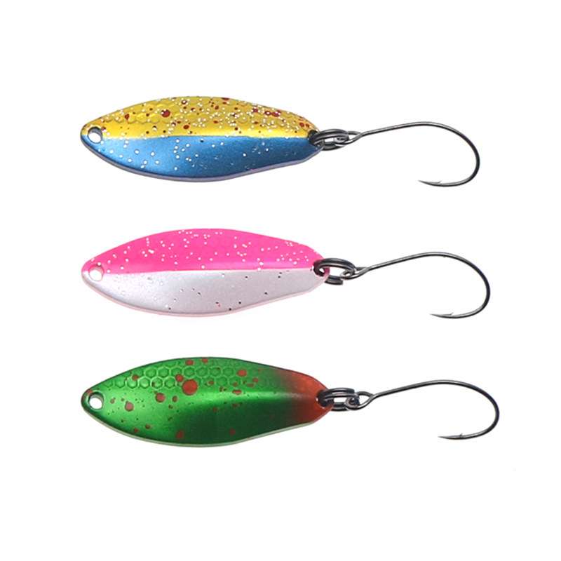 トラウトスプーン 2g 2.3g 3.5g メタルベイト フ - Fishing Lure Spoon のレビューと価格