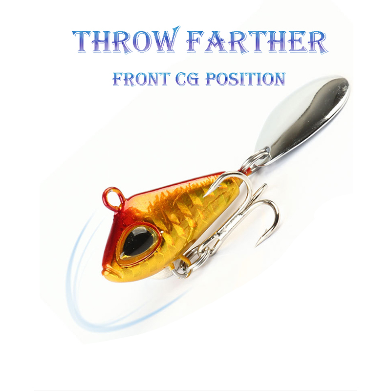 1pc 6/11/18/22 グラム VIB クランクベイト - Fishing Lure Spoon のレビューと価格