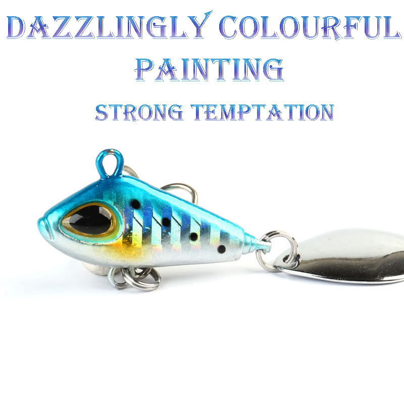 1pc 6/11/18/22 グラム VIB クランクベイト - Fishing Lure Spoon のレビューと価格