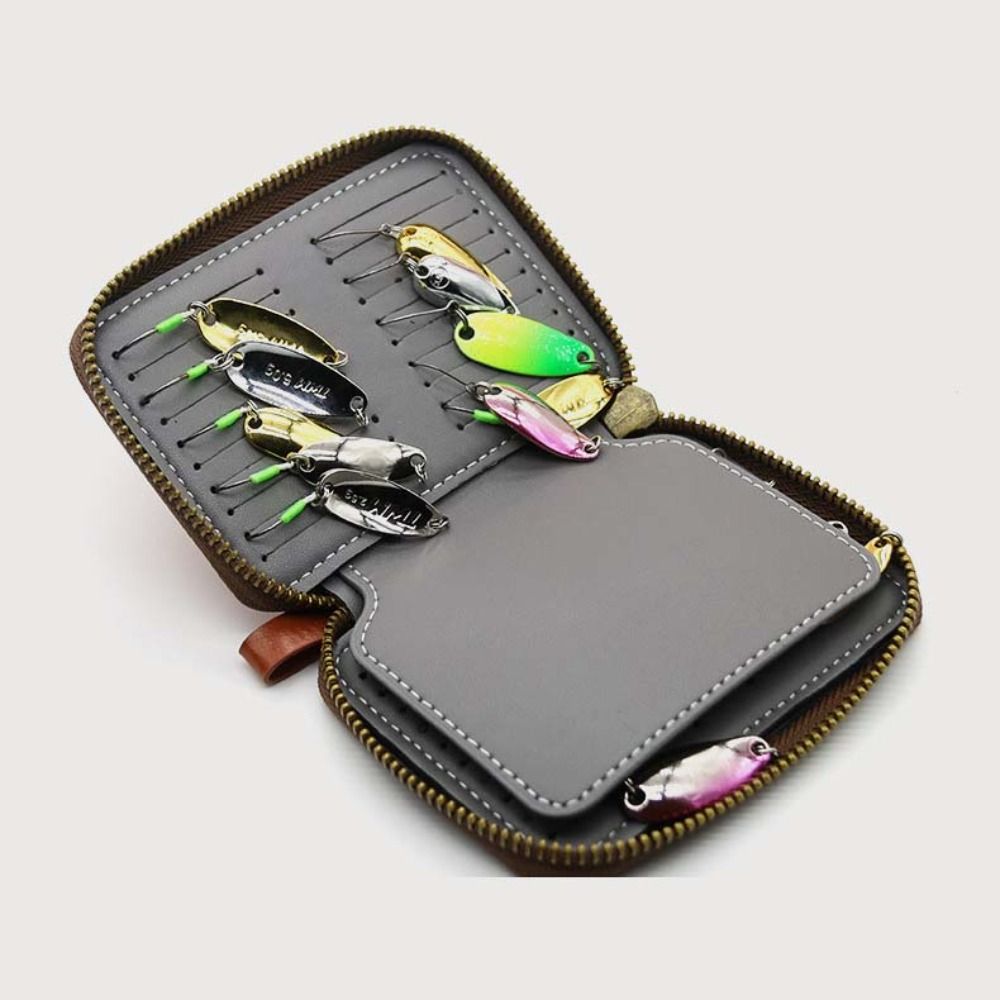 PU レザールアーウォレットバッグキャリングケースルアー収納 - Fishing Lure Spinnerbait のレビューと価格