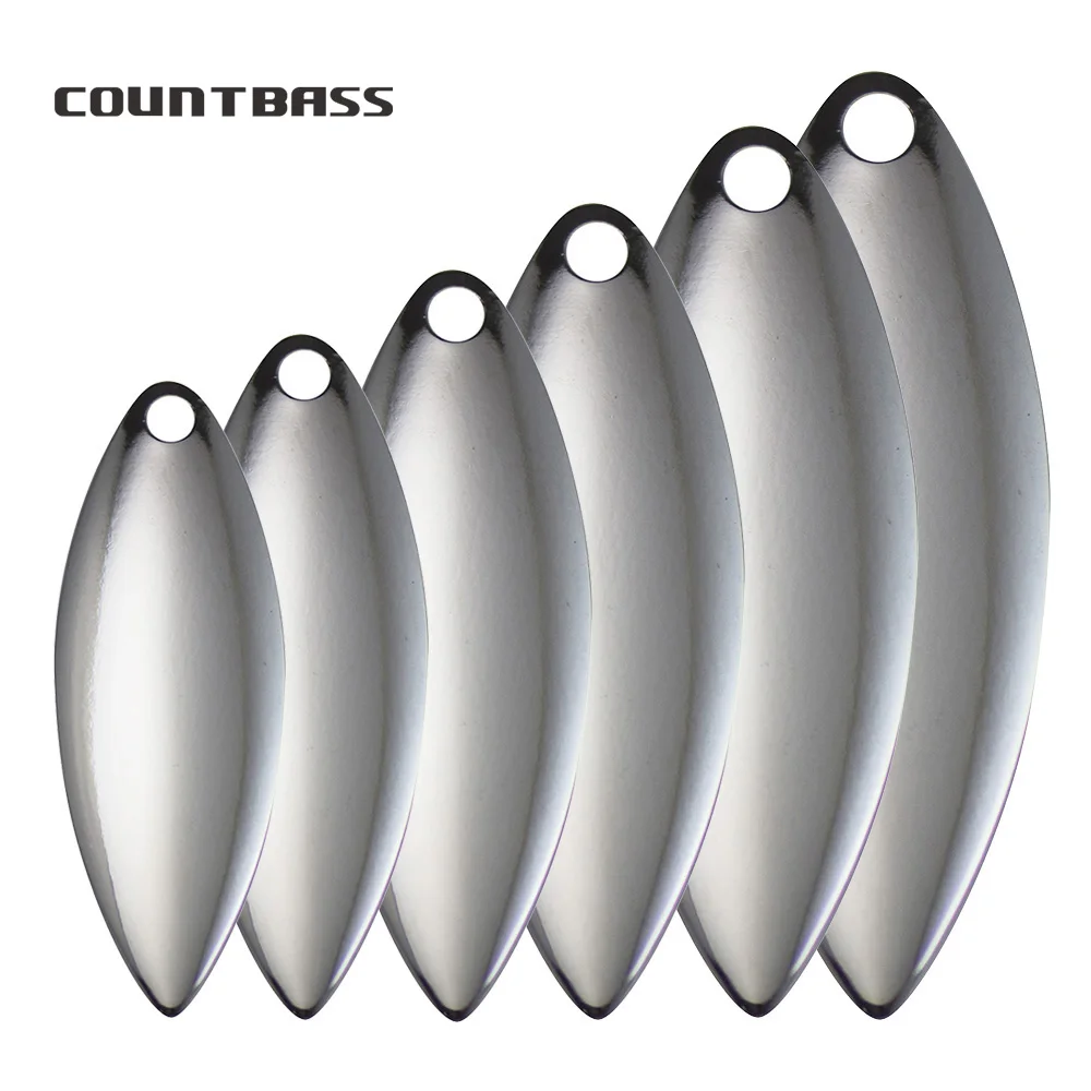 Countbass 50 個サイズ 1-6 ニッケル鋼ヤナギ - Fishing Lure Spinnerbait のレビューと価格