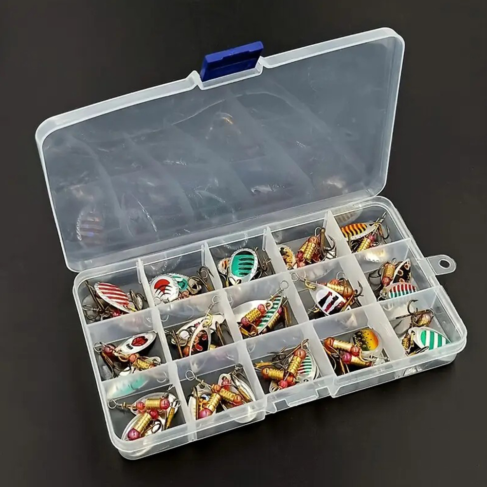 30個入りメタルスプーンスピナーフィッシングルアー、トレブル - Fishing Lure Spoon のレビューと価格