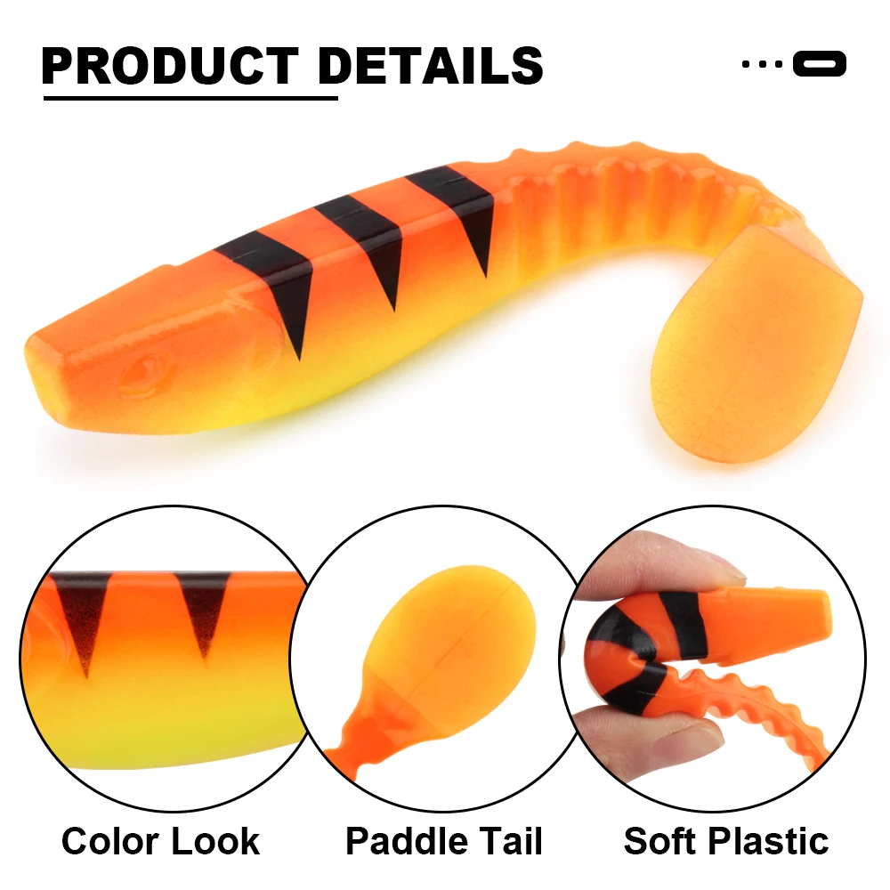 Spinpoler 5インチ ソフトスイムベイト ミノー シ - Fishing Lure Jerkbait のレビューと価格