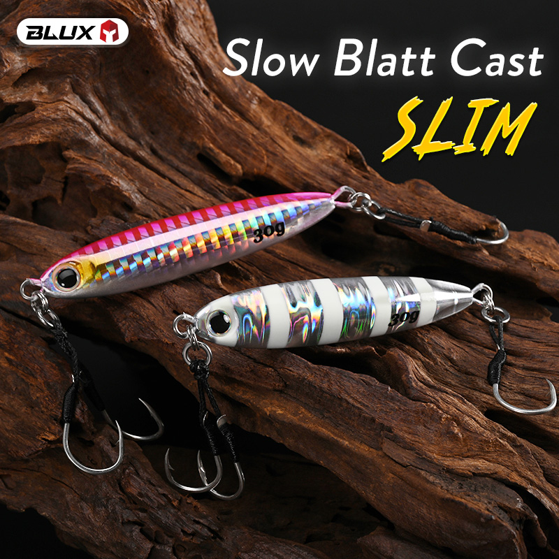 BLUX スローブラットキャストスリムメタルジグ釣りルアー  - Fishing Lure Spoon のレビューと価格