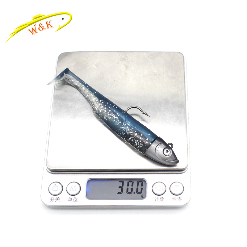 2セット入り海水釣り用ルアー、30g 11.5cmパドルテー - Fishing Lure Soft Plastic のレビューと価格