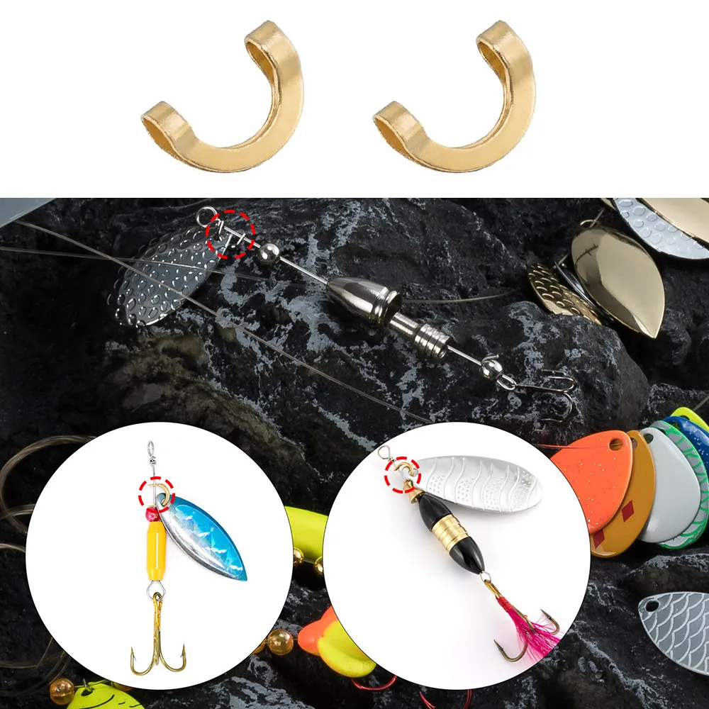 U字型固定ステンレス鋼クリップ、スピナーベイトクリップ、釣り - Fishing Lure Spinnerbait のレビューと価格