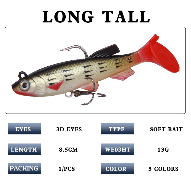 T テールソフト餌ソフトルアーシリコン餌 8.5 センチメー - Fishing Lure Soft Plastic のレビューと価格